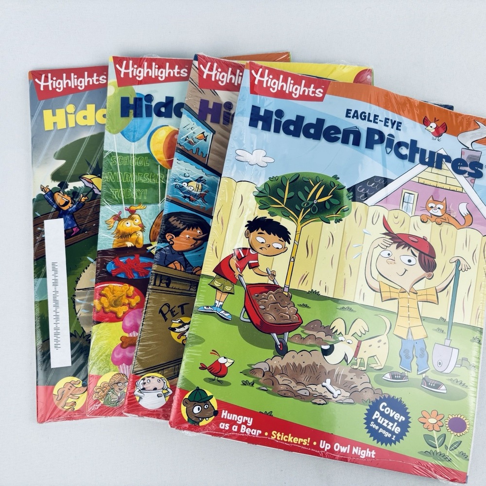 Highlights Magazines - Eagle Eye Hidden Pictures - 2018 - Sealed - Lot Of 8